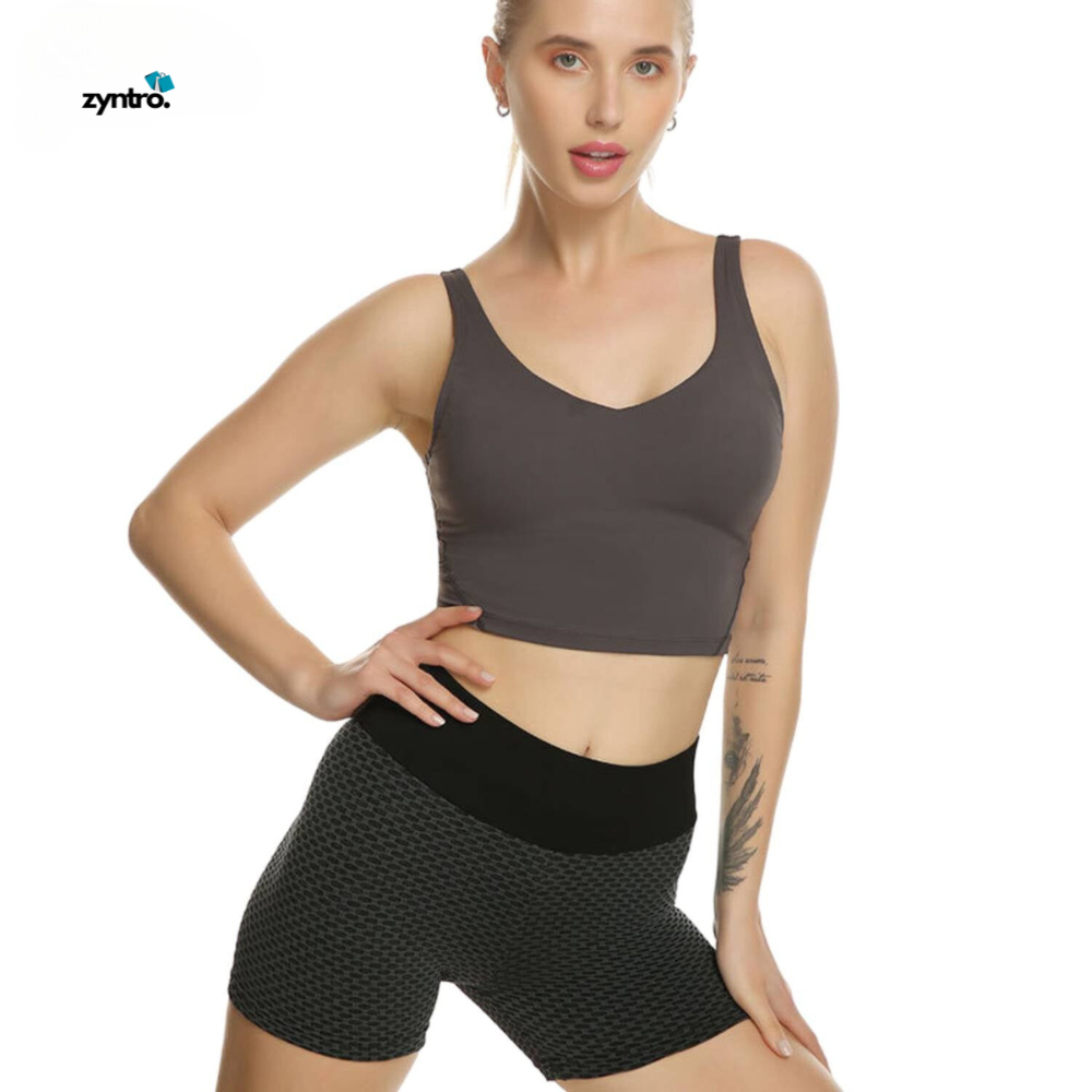 FlexEase™| Ademend Hoge Taille Shorts voor Dames - Liftend en Comfortabel