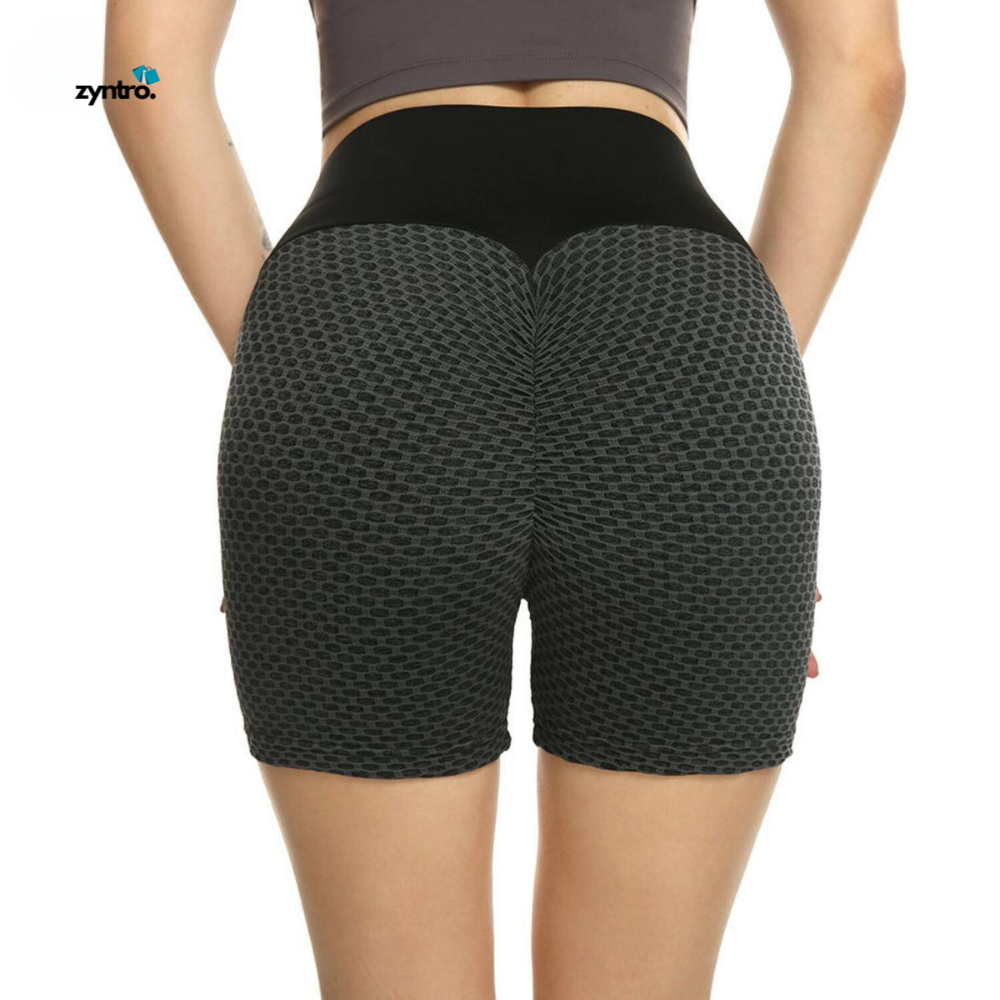 FlexEase™| Ademend Hoge Taille Shorts voor Dames - Liftend en Comfortabel