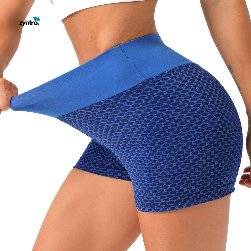 FlexEase™| Ademend Hoge Taille Shorts voor Dames - Liftend en Comfortabel