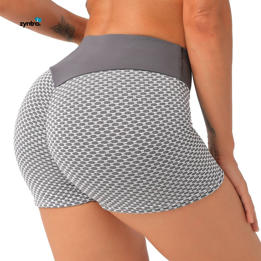 FlexEase™| Ademend Hoge Taille Shorts voor Dames - Liftend en Comfortabel