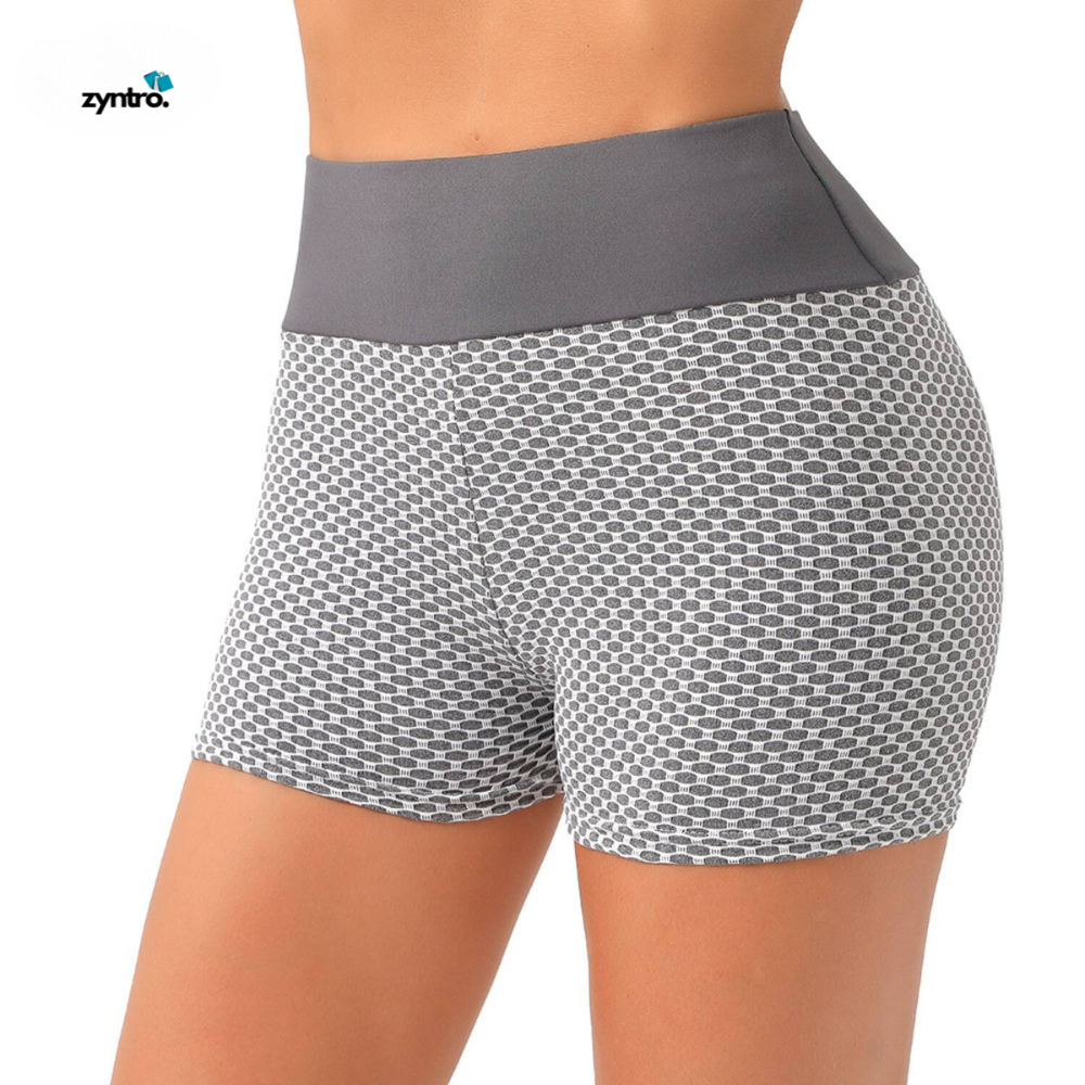 FlexEase™| Ademend Hoge Taille Shorts voor Dames - Liftend en Comfortabel