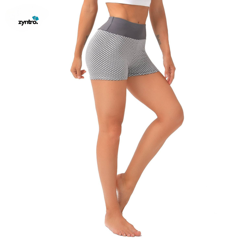 FlexEase™| Ademend Hoge Taille Shorts voor Dames - Liftend en Comfortabel