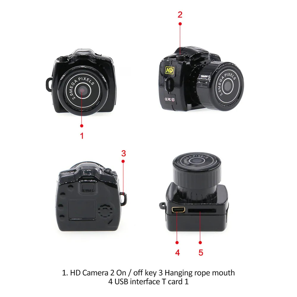 SecretSight | Mini Spy Cam - Klein en Compacte Camera
