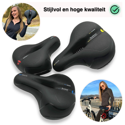 CozyCycle Pro | Schokbreker fietszadel