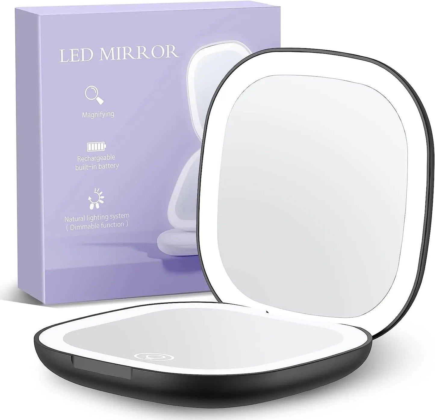 GlowMirror l Make-up Spiegel met LED-verlichting