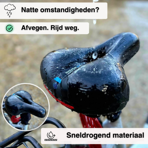 CozyCycle Pro | Schokbreker fietszadel