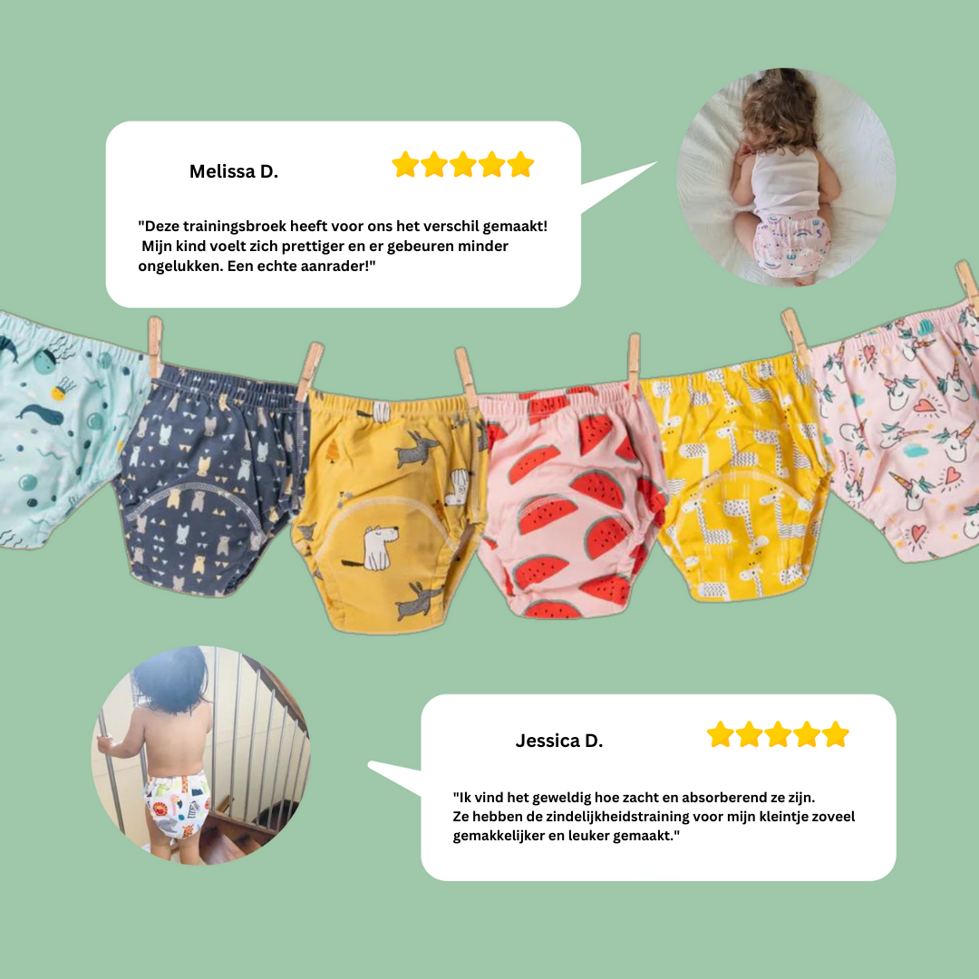 Trainingsluiers - Maak zindelijkheidstraining eenvoudig en leuk!