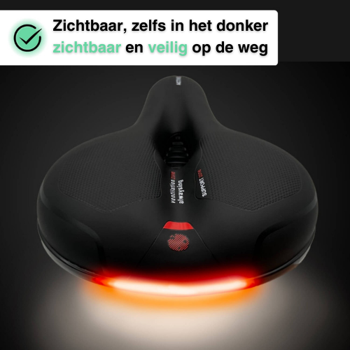 CozyCycle Pro | Schokbreker fietszadel
