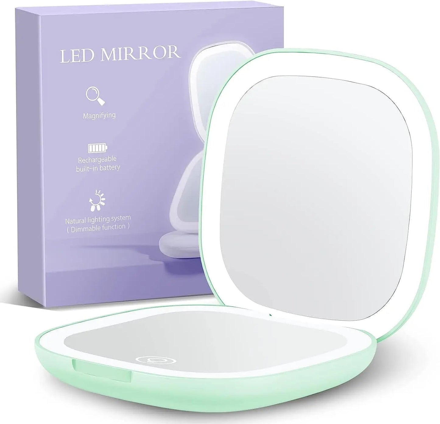 GlowMirror l Make-up Spiegel met LED-verlichting