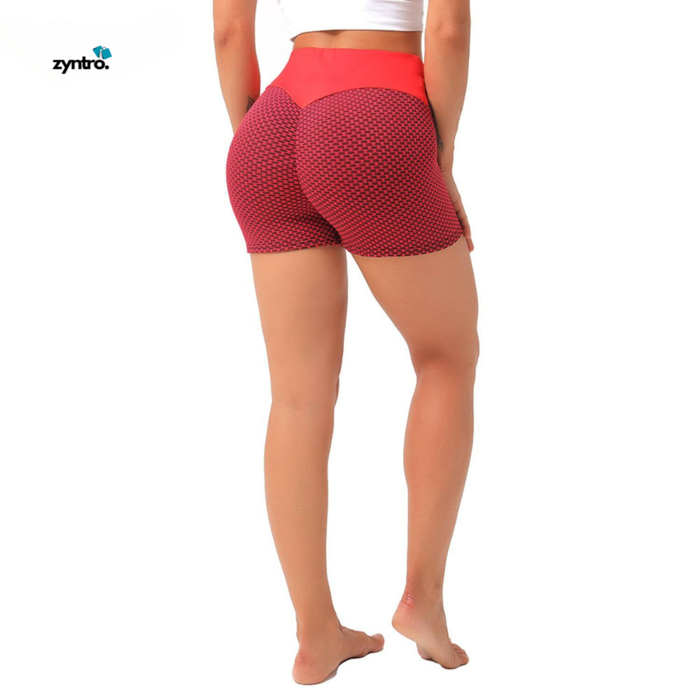 FlexEase™| Ademend Hoge Taille Shorts voor Dames - Liftend en Comfortabel