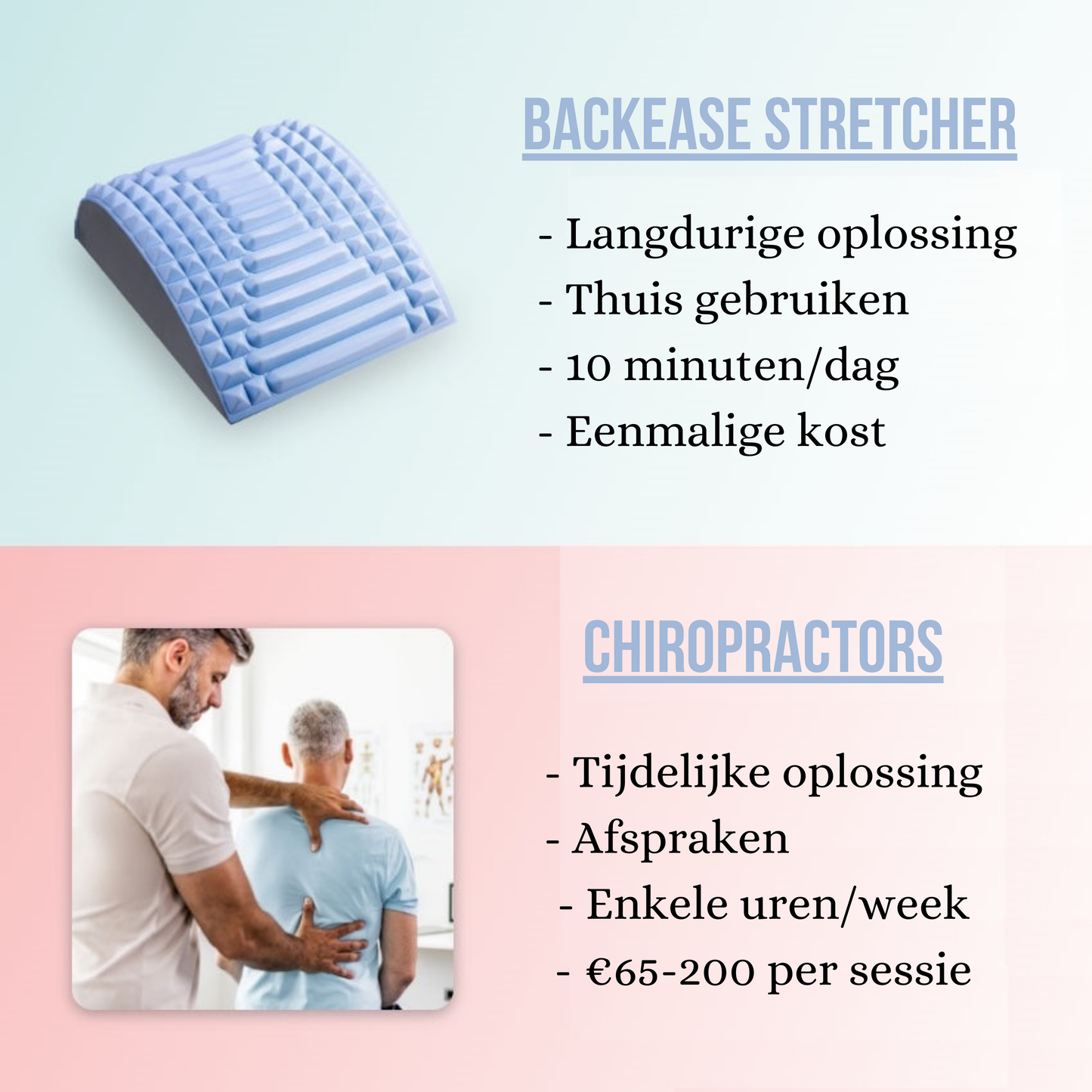 BackEase Stretcher - Nek en Rug Stretcher