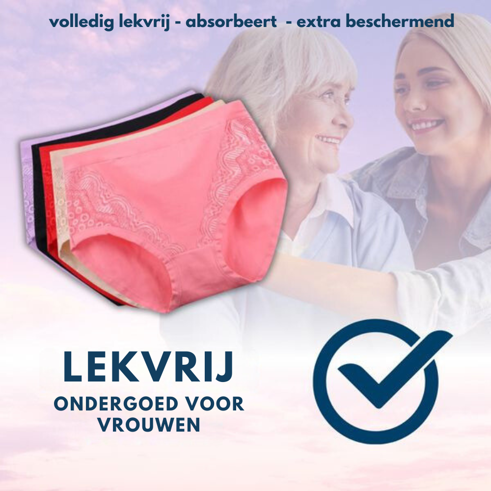 LeakProof™ | Ultiem lekvrij ondergoed (5+5 GRATIS)