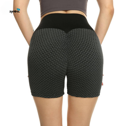 FlexEase™| Ademend Hoge Taille Shorts voor Dames - Liftend en Comfortabel