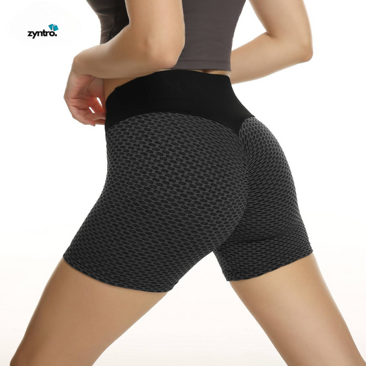 FlexEase™| Ademend Hoge Taille Shorts voor Dames - Liftend en Comfortabel