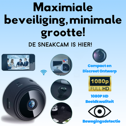 SneakCam - Draadloze Wifi Camera | Voor ultieme huisbeveiliging!