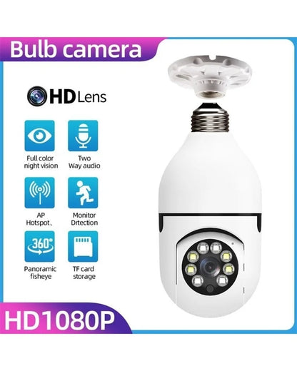 SmartGuard - Draadloze Wifi Lichtbol Beveiligingscamera -  VANDAAG GRATIS 32 GB SD KAART!