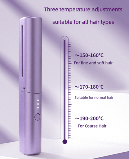 Oplaadbare mini-stijltang