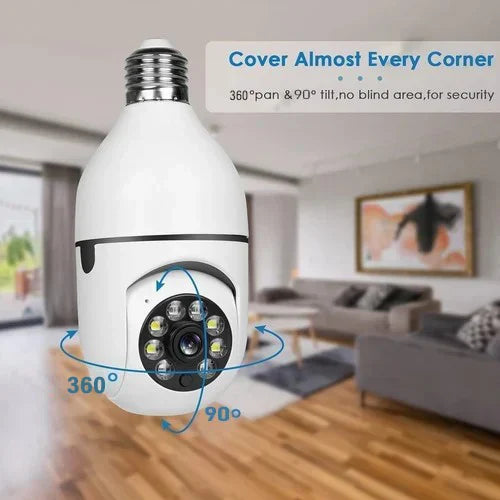 SmartGuard - Draadloze Wifi Lichtbol Beveiligingscamera -  VANDAAG GRATIS 32 GB SD KAART!