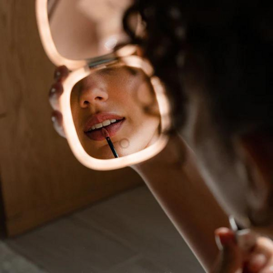 GlowMirror l Make-up Spiegel met LED-verlichting