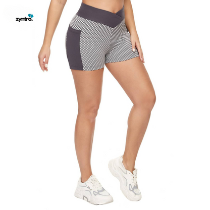 FlexEase™| Ademend Hoge Taille Shorts voor Dames - Liftend en Comfortabel