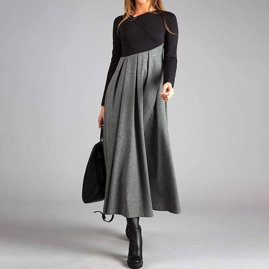 Autumn™ | maxi jurk met lange mouwen