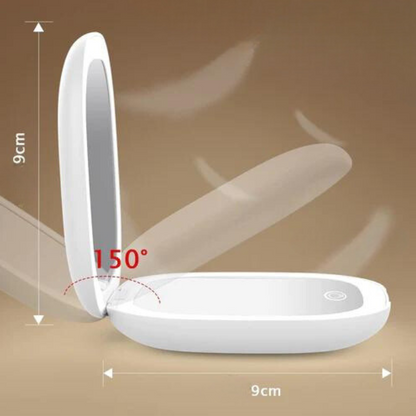 GlowMirror l Make-up Spiegel met LED-verlichting