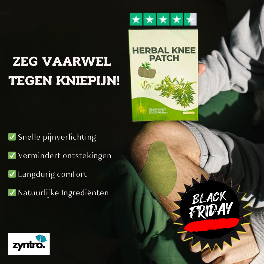 Herbal Kniepleisters - Weg met kniepijn!