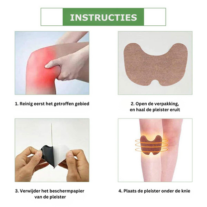Herbal Kniepleisters - Weg met kniepijn!