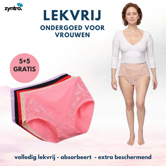 LeakProof™ | Ultiem lekvrij ondergoed (5+5 GRATIS)