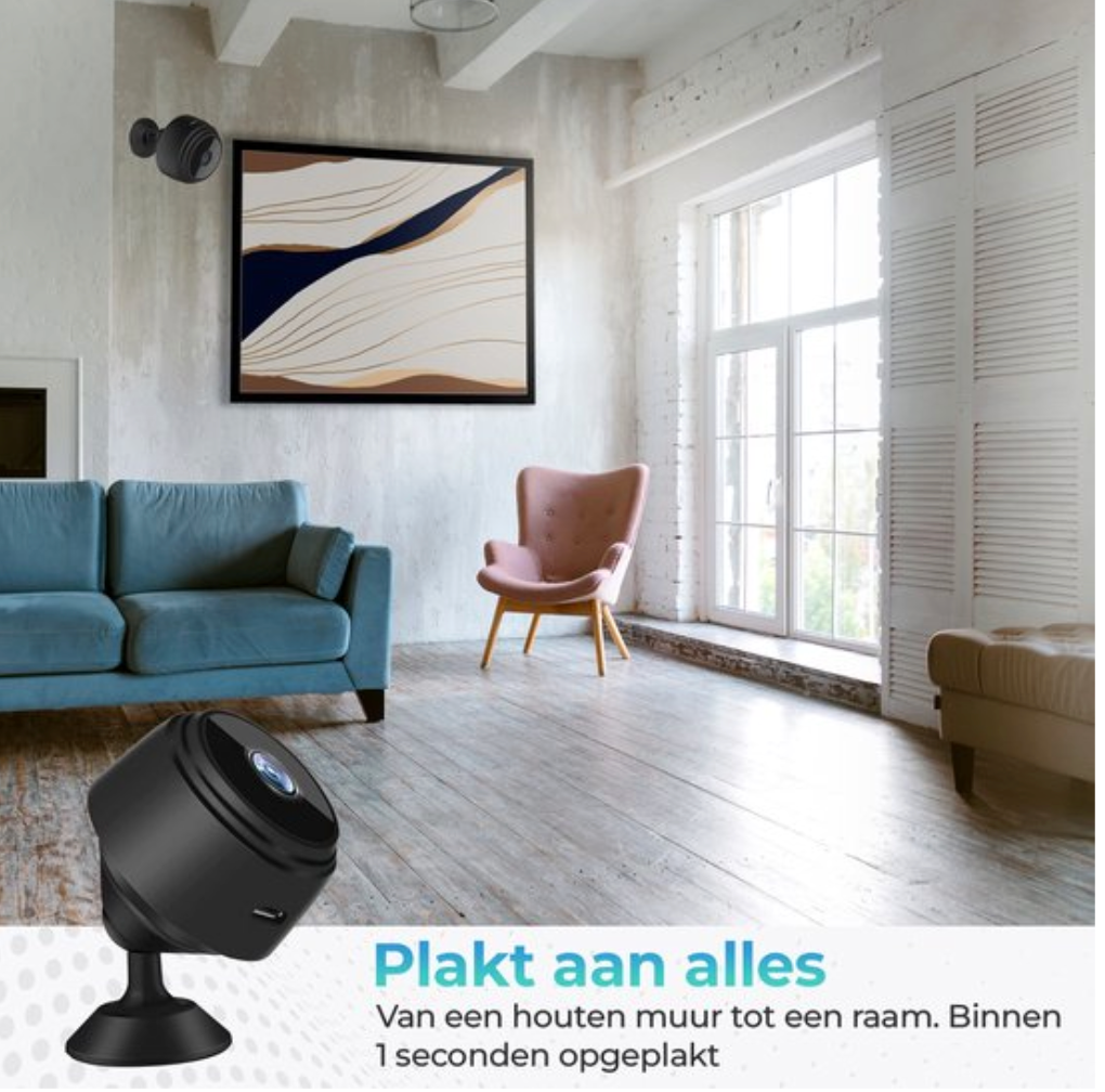 SneakCam - Draadloze Wifi Camera | Voor ultieme huisbeveiliging!